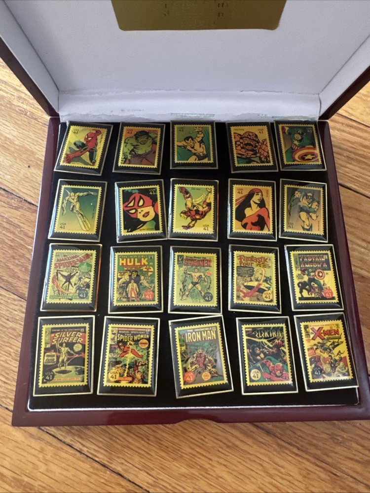 Marvel Comics Limited Edition Stamp Pin Collection 1/200