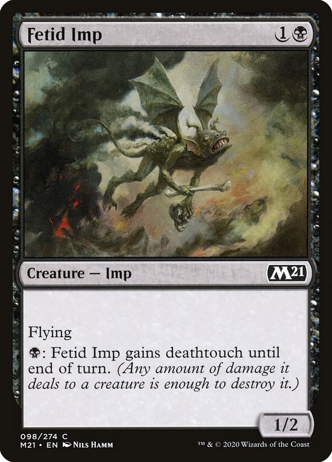 Fetid Imp Core Set 2021 98 MTG LP