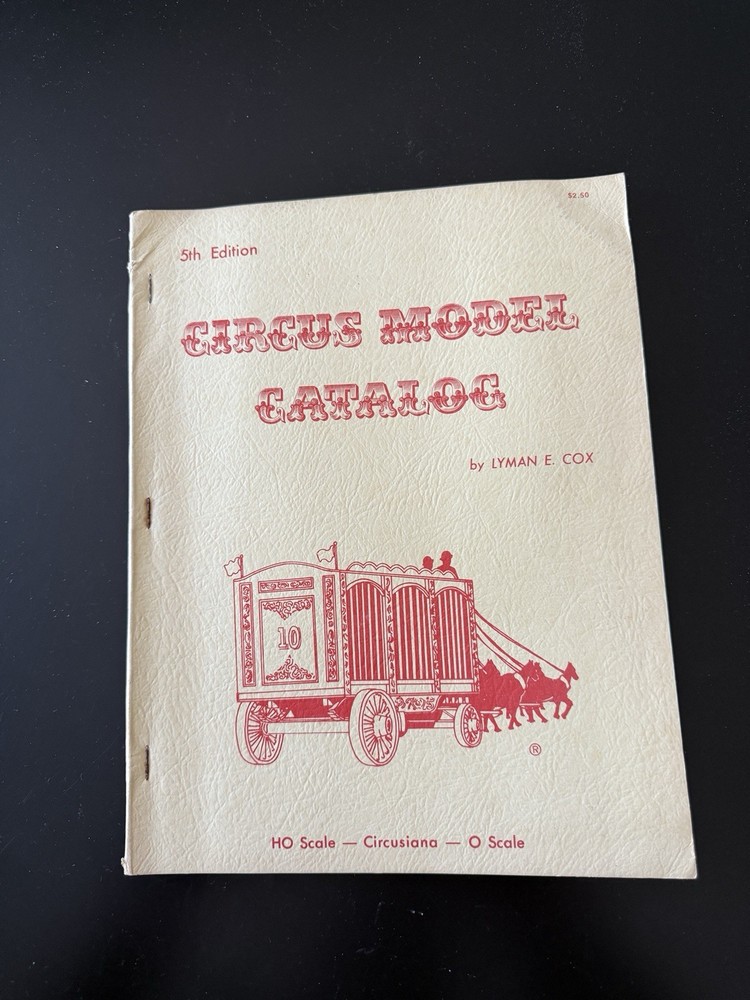 Circus Model Catalog Train Fifth Edition 1975