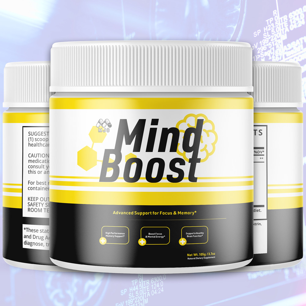 (2 Pack) Mind Boost Powder Advanced Brain Supplement MindBoost 60 Servings