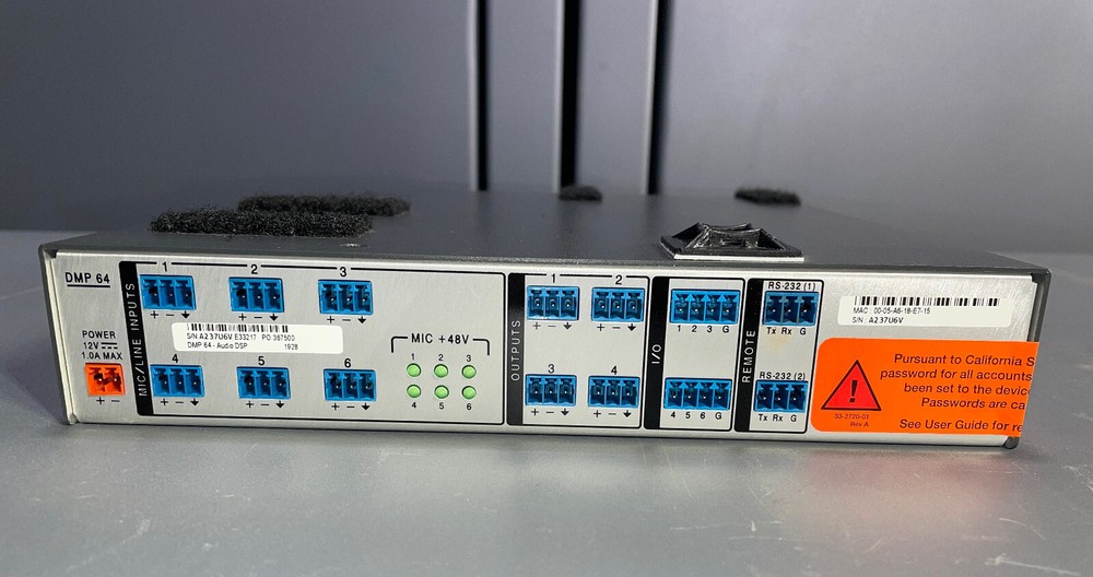 Extron DMP 64 ProDSP Digital Matrix Processor