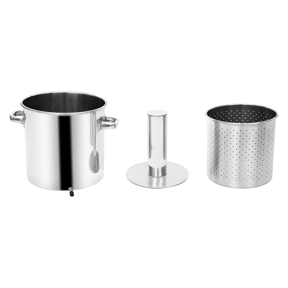 5.8Gal Fruit Wine Press, Manual Stainless Steel Cider Press with Hydraulic Jack