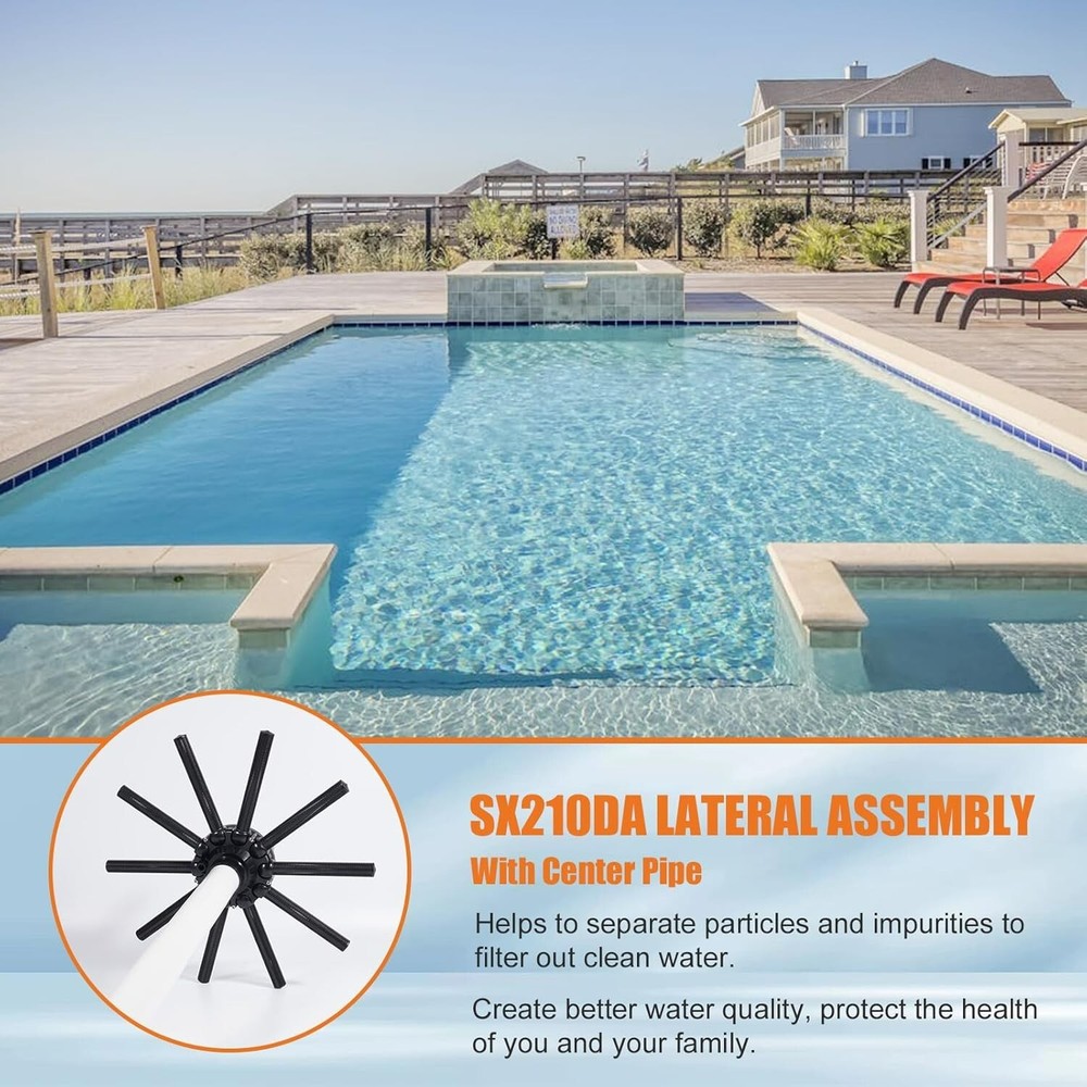 SX210DA Lateral Assembly with Center Pipe for Hayward Automatic Skimmers