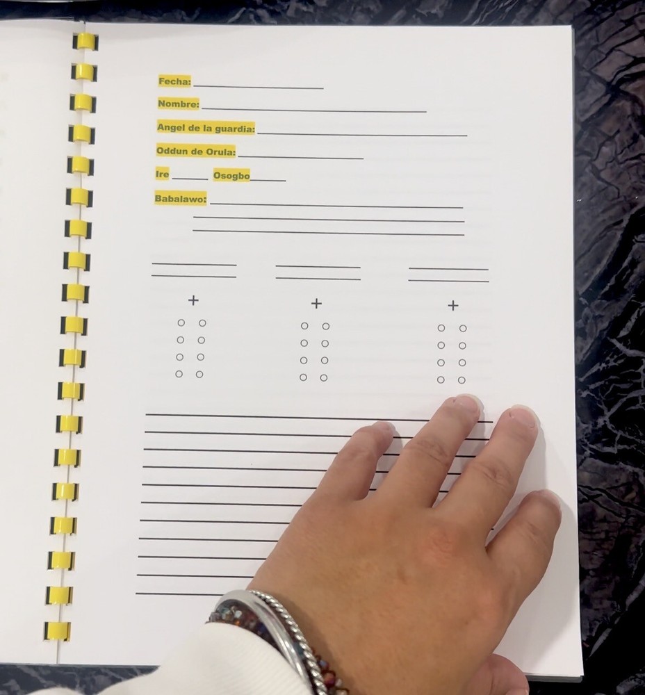 Libreta De Ita Para Mano De Orula