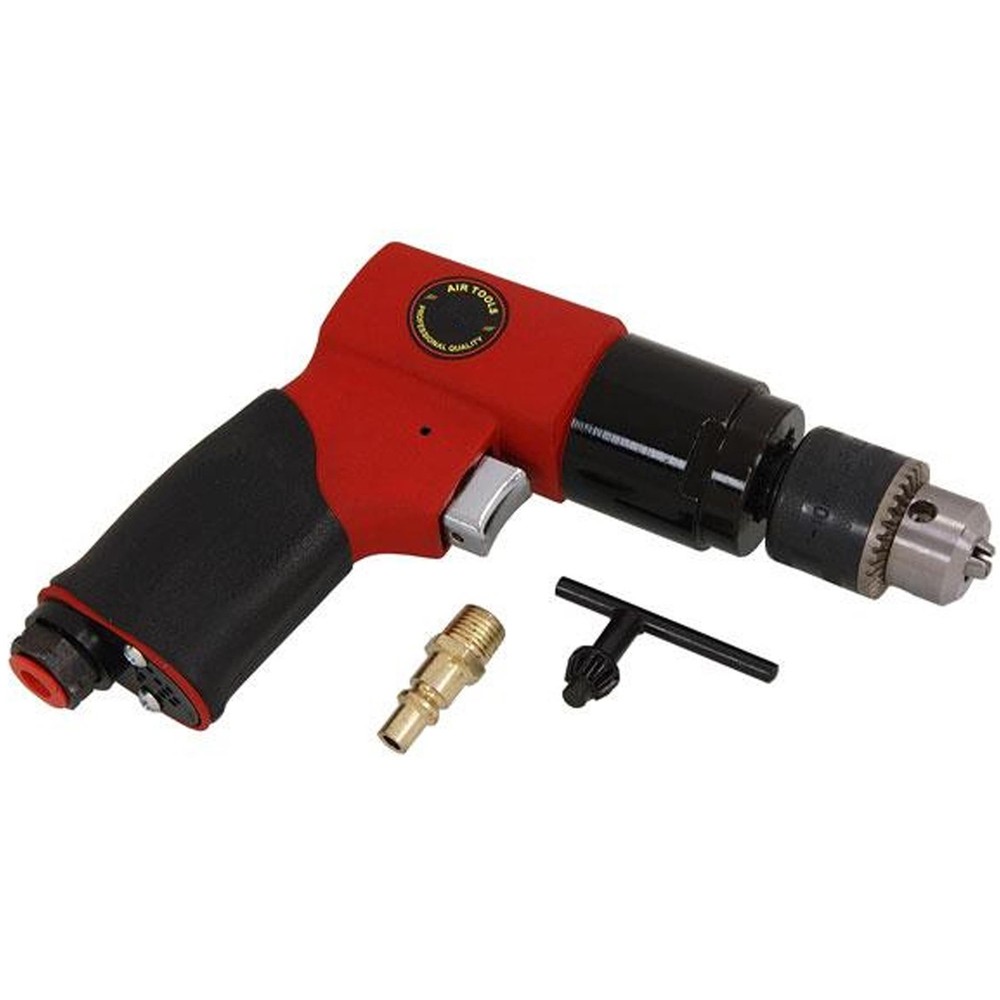 HEAVY DUTY 3/8" REVERSIBLE AIR DRILL AIR COMPRESSOR TOOL
