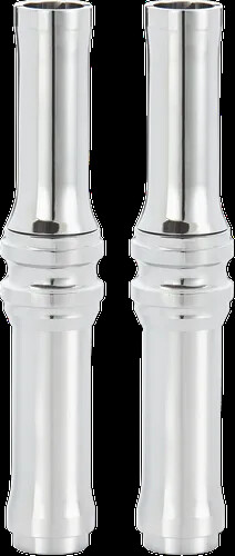 AN Deep Cut Lower Pushrod Covers Kit Chrome Harley Road Glide Ultra 20