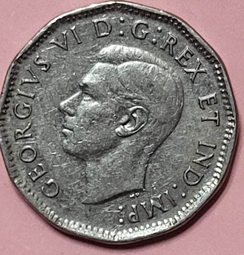 1946 Canada Five Cent Piece Free Shipping