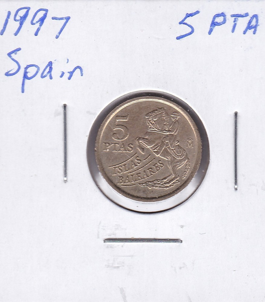 1997 Spain 5 Pesetas