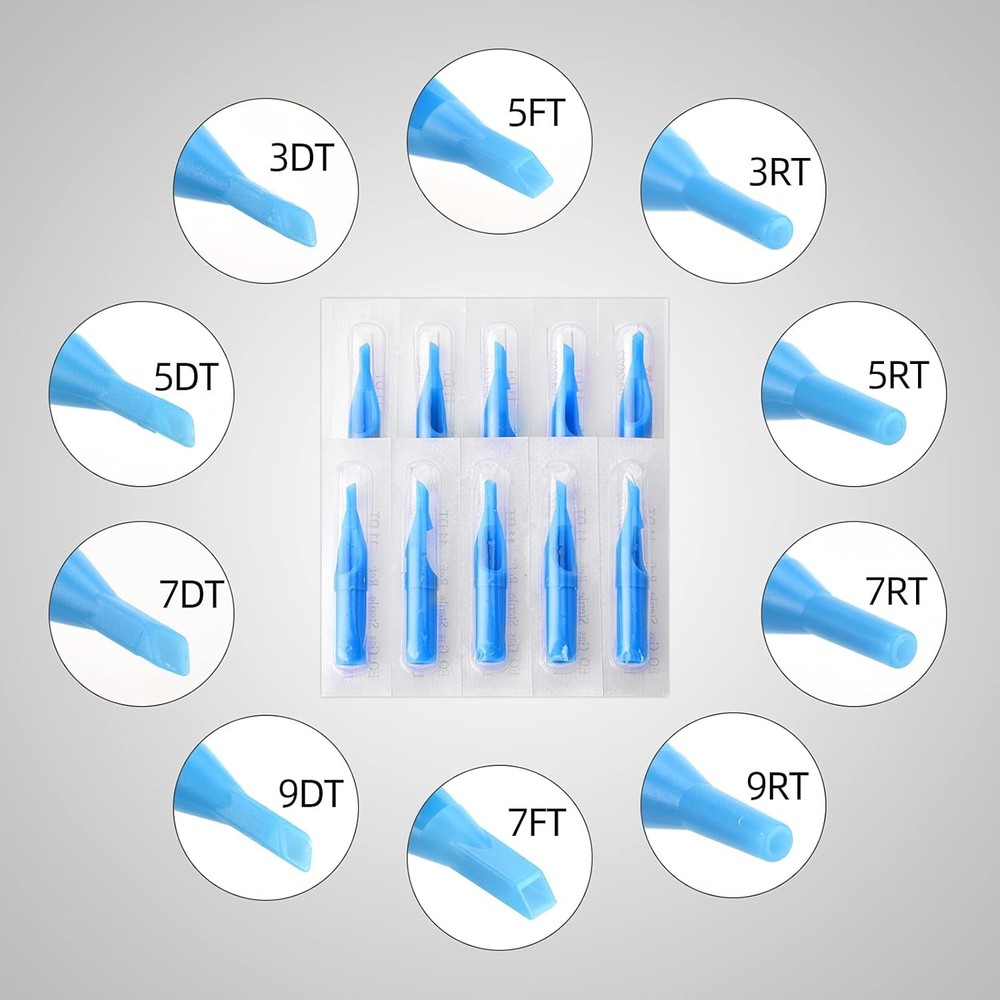 Sterile Tattoo Needle Tips Assorted 100pcs