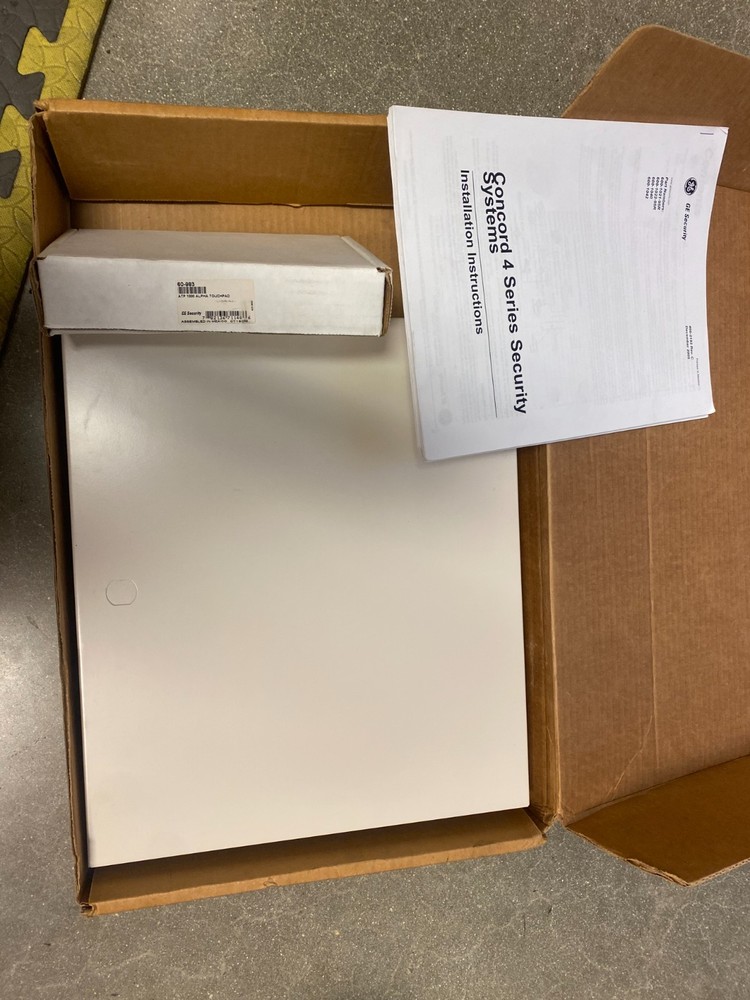 GE Concord 4 Security System Kit — Model 80-860-4 (ATP 1000 Alpha Touchpad)
