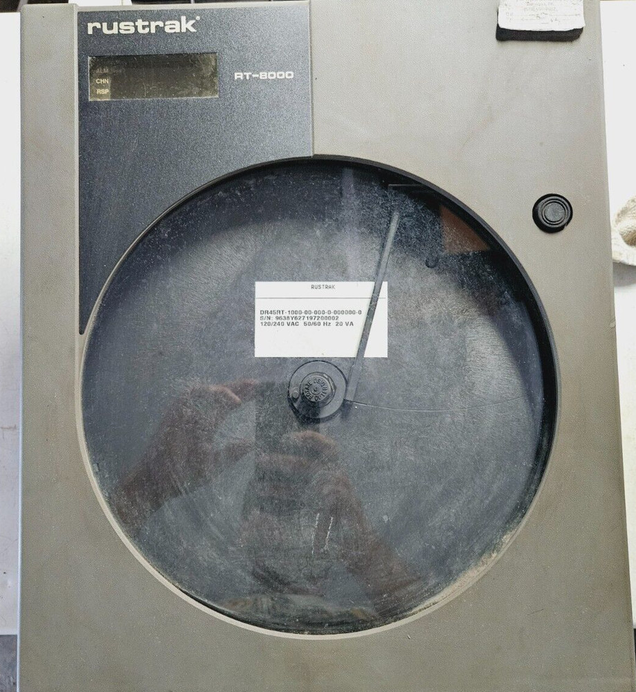 Rustrak RT-8000 Chart Recorder DR4500 MODEL DR45RT-1000-00-000-0-000000-0
