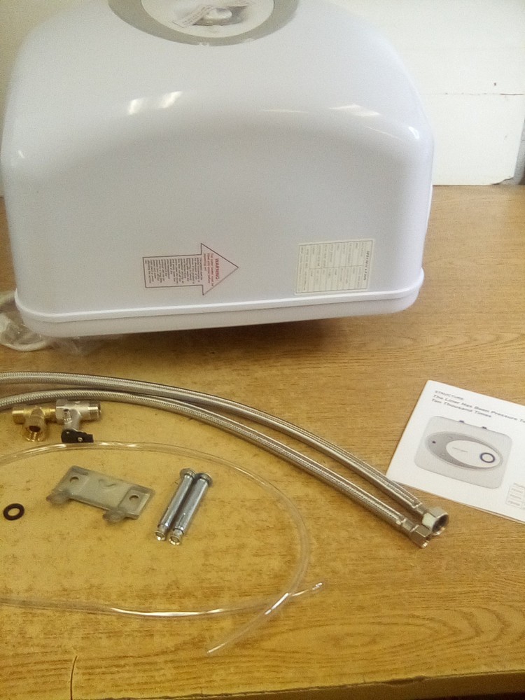 Feelrogast FEH30 Electric Tank Water Heater 8 Gallon Wall Or Floor Mounted