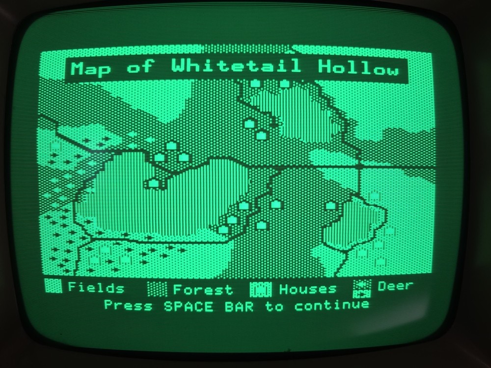 Apple II MECC - Oh, Deer! educational software / game floppy