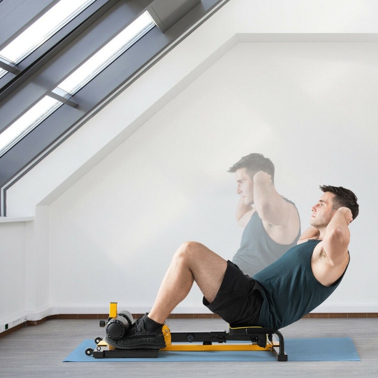 8-in-1 Home Gym Squat Machine - Adjustable, Core & Leg Workout