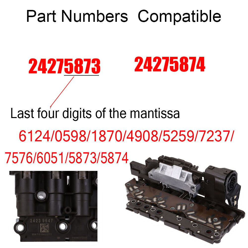 24275873 Automatic Transmission Control Valve Body w/ Control Module
