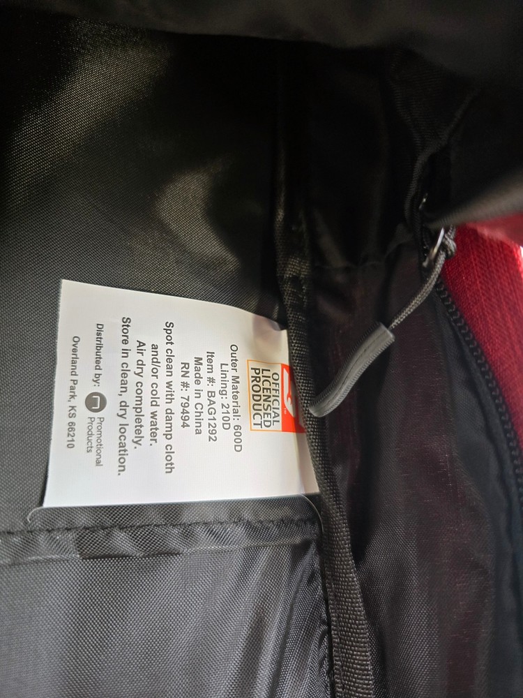 SNAP-ON TOOLS BACKPACK RED NEW