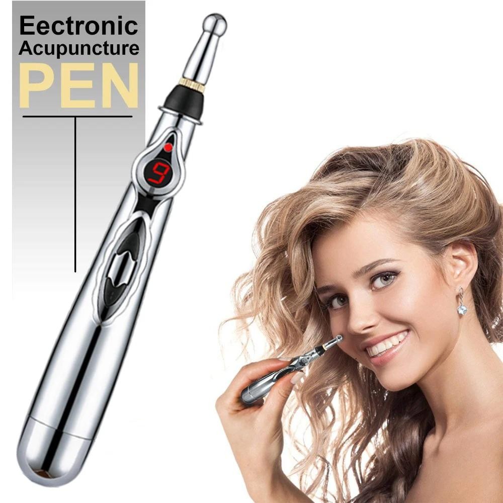 Microcurrent Acupoint Stimulation Pen TENS Massage Device Timer Therapy