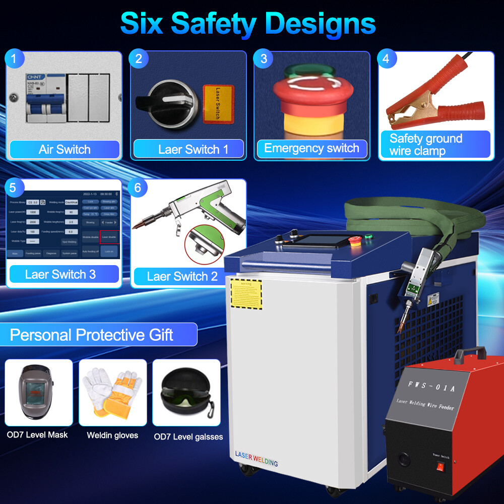 1500W Raycus Handheld Laser Welding Cutting Machine Laser Rust Remove Cleaner US