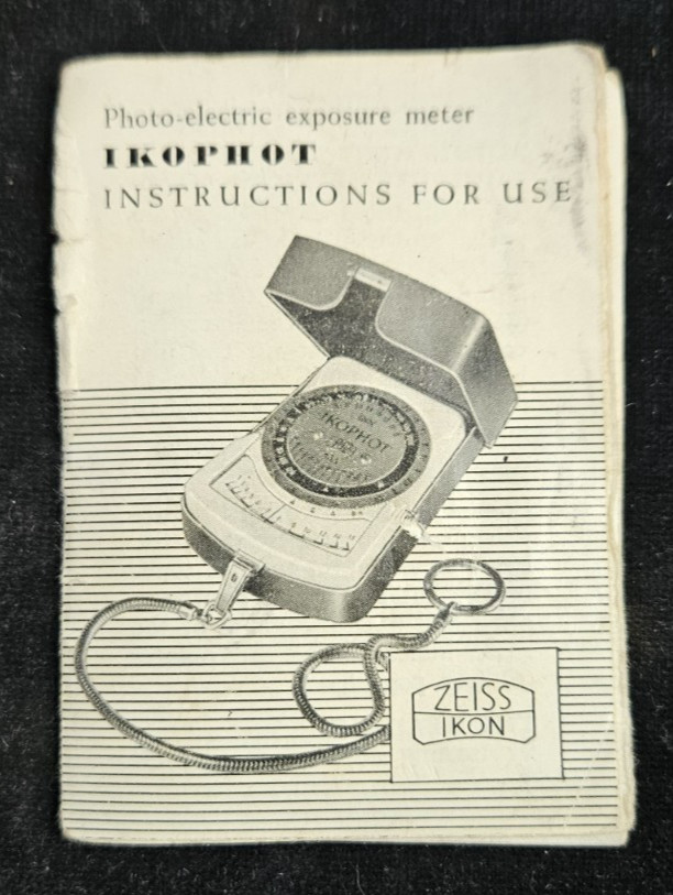 Vintage IKOPHOT Light Exposure Meter