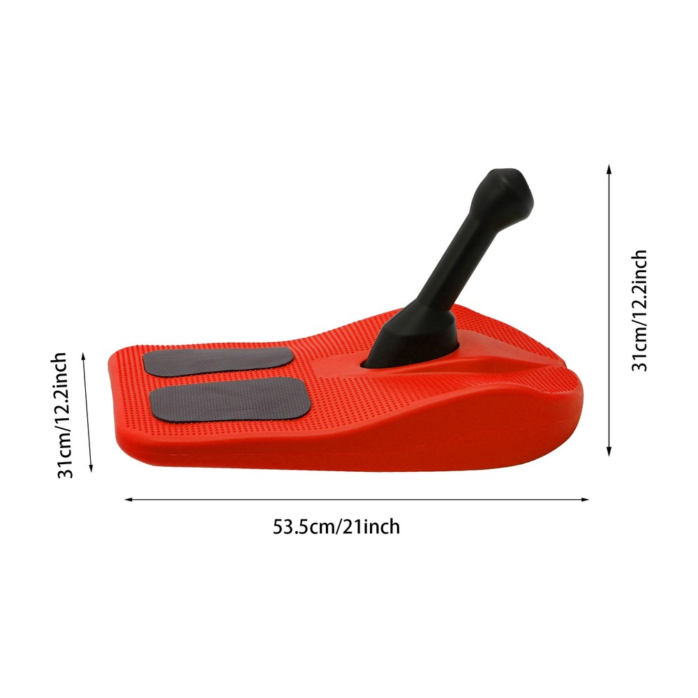 Sledding Snowboard Sled Snow Board Tool w/ Handle & Pull Rope for Kid Winter Fun