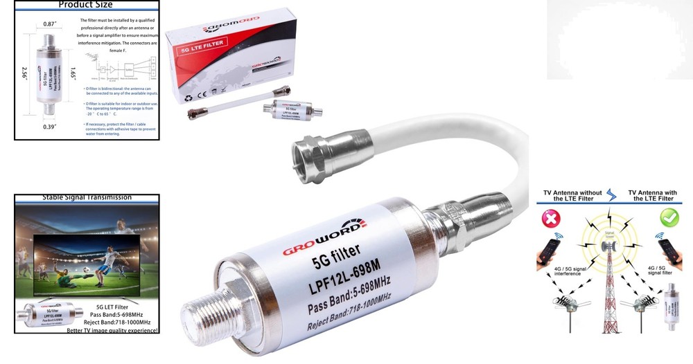 5G Filter for TV Antenna - Reduce Interference, Improve Channels