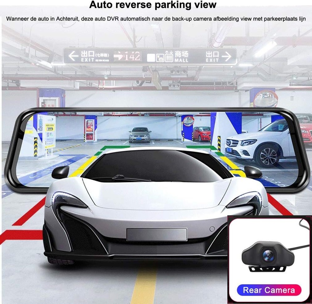 mirror dash cam android ADAS stream backup Mirror car dash camera car dvr camera