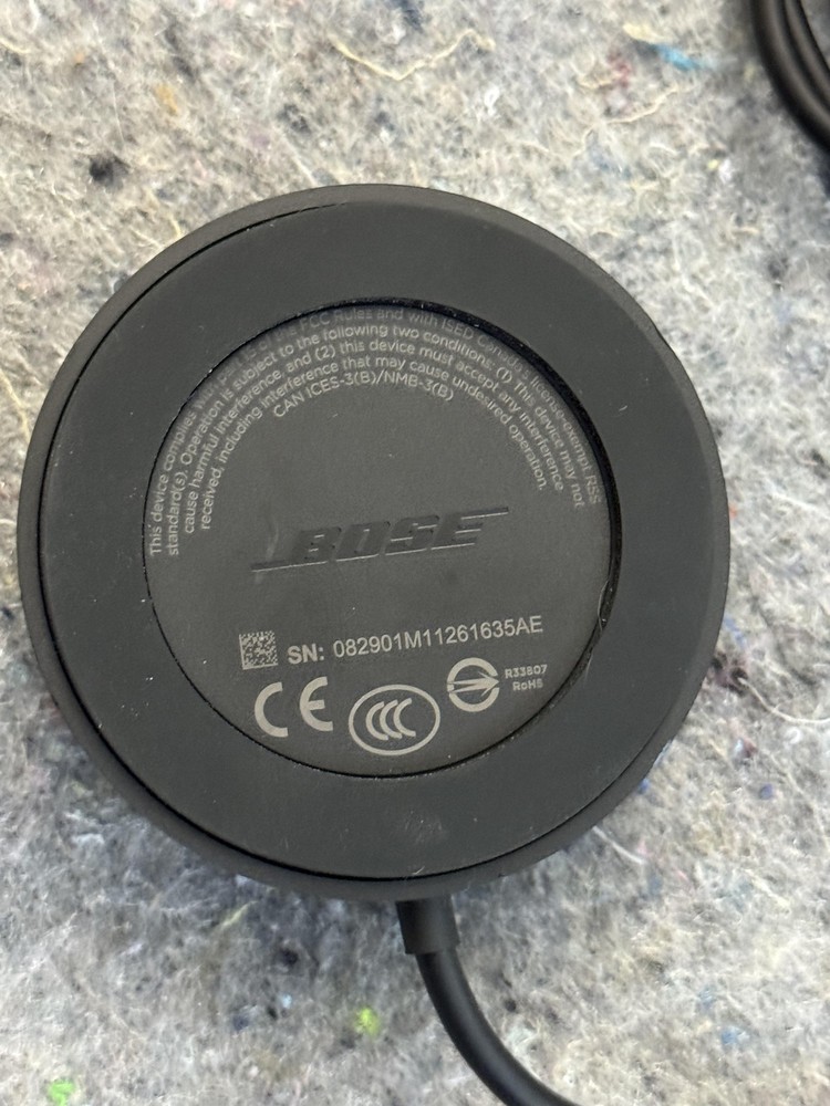 Bose Wired USB Control Pod Puck Black Desktop Audio Accessory Tested
