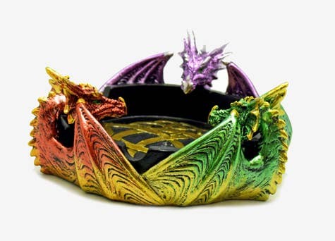 3 Dragon Incense Burner/Ashtray