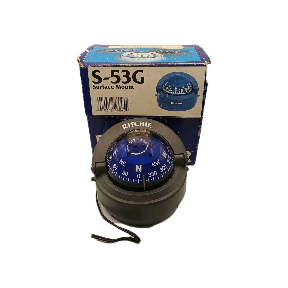 Ritchie S-53G Explorer Compass - Surface Mount Gray