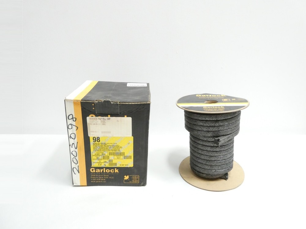 Garlock 41087-2032 98 Compression Packing 1/2in 5lbs