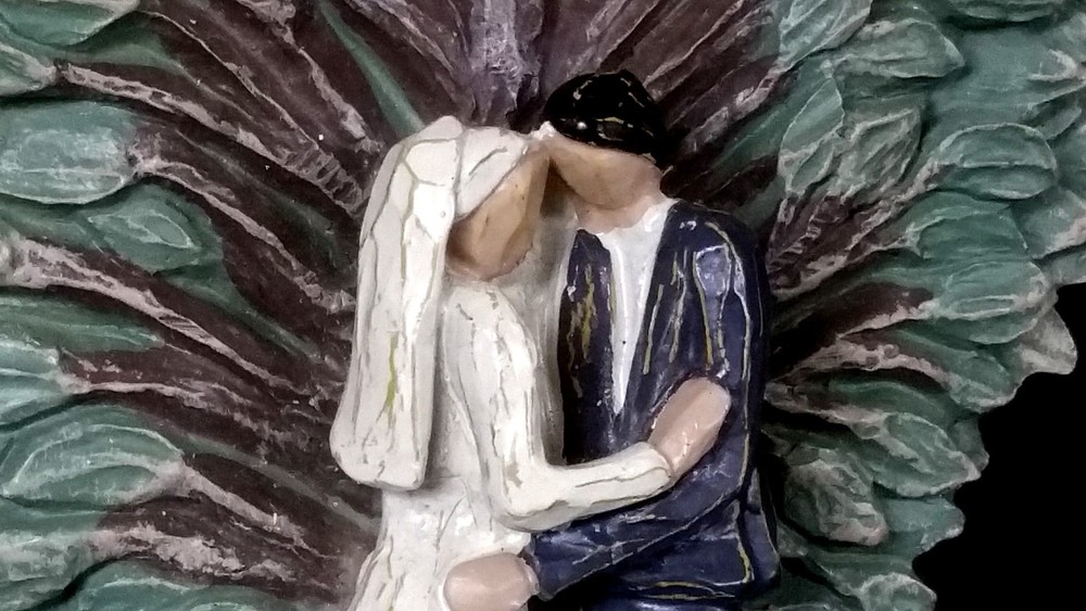Exchanging Wedding Vows Figures Forever Starts Today