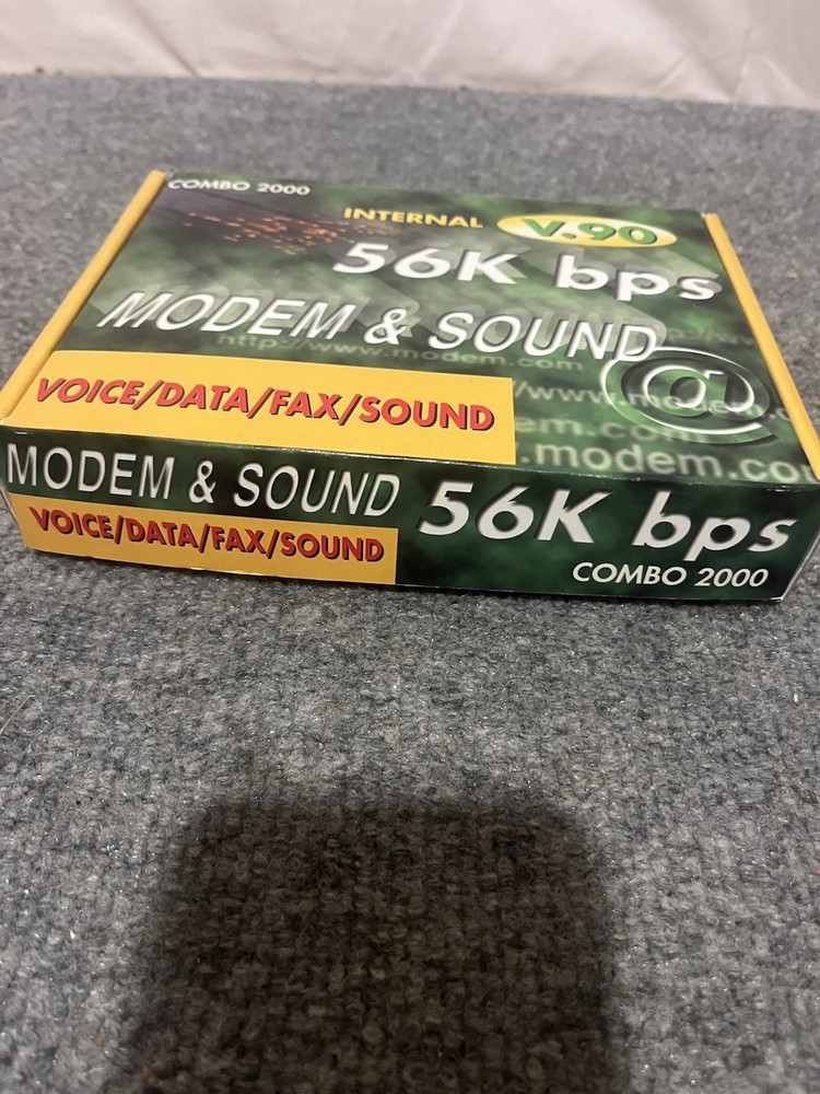 Combo 2000 Internal 56k Bps Modem And Sound New