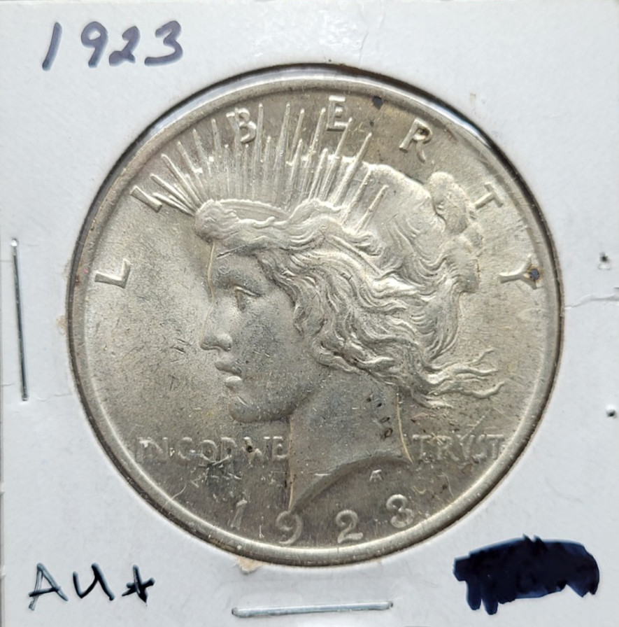 1923 U.S. Peace 90% Silver Dollar