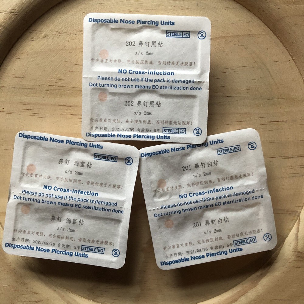 Disposable Nose Piercing Units