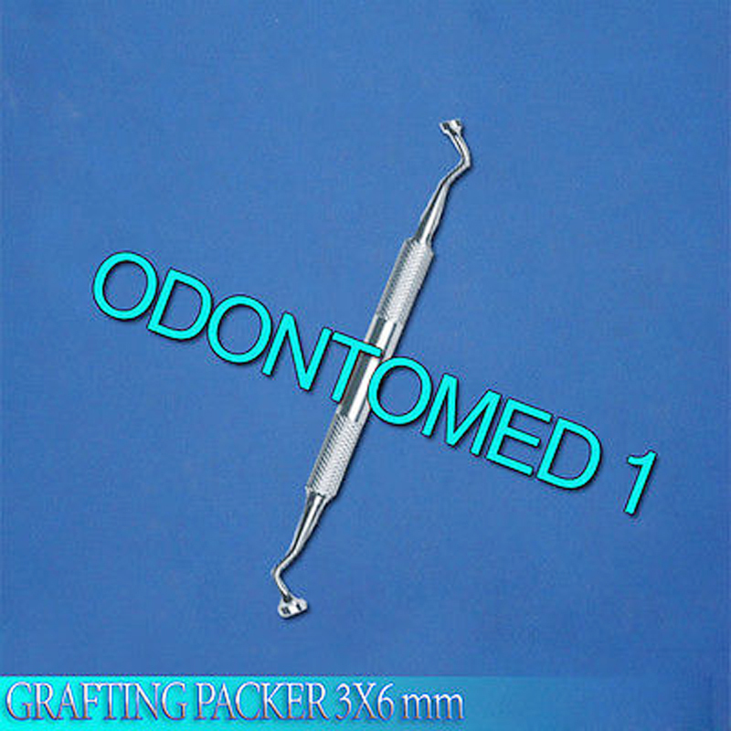 GRAFTING PACKER 3x6 mm SERRATED TIPS DENTAL INSTRUMENTS
