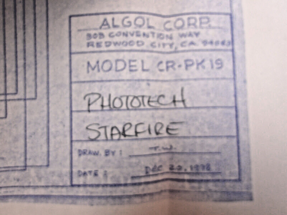 Exidy-Starfire - Technical Supplement - Schematic - NOS