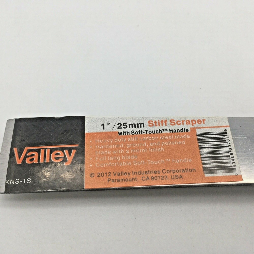 1” /25mm Stiff Scraper W/Softtouch Handle Valley Industries