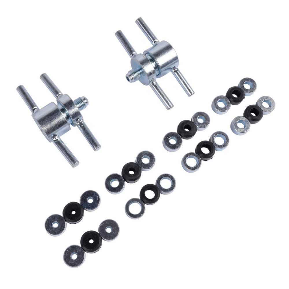 HVAC Refrigeration Fitting Kit 12458 No-Flaring Pipe Adapter with Storage Case