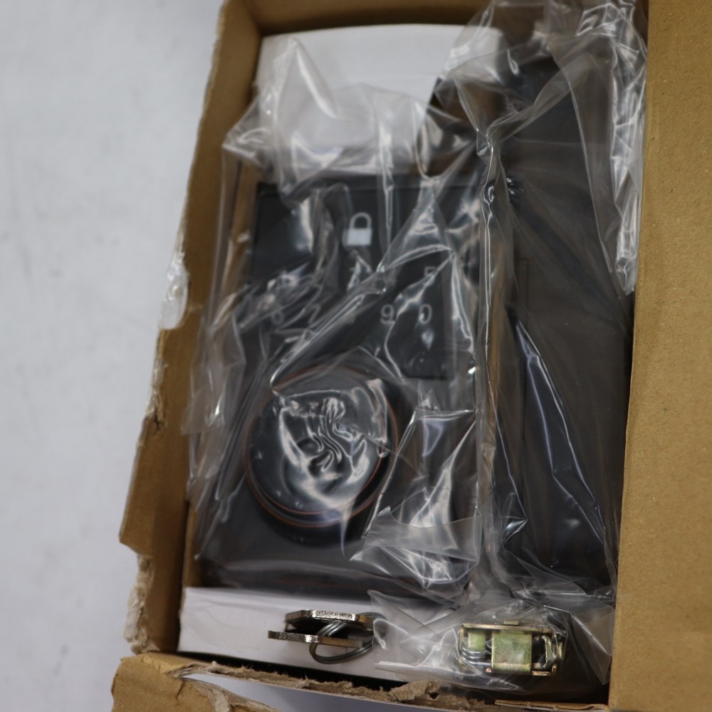 Adjustable Universal Square Compact Touch Electronic Deadbolt Zinc Aged Bronze