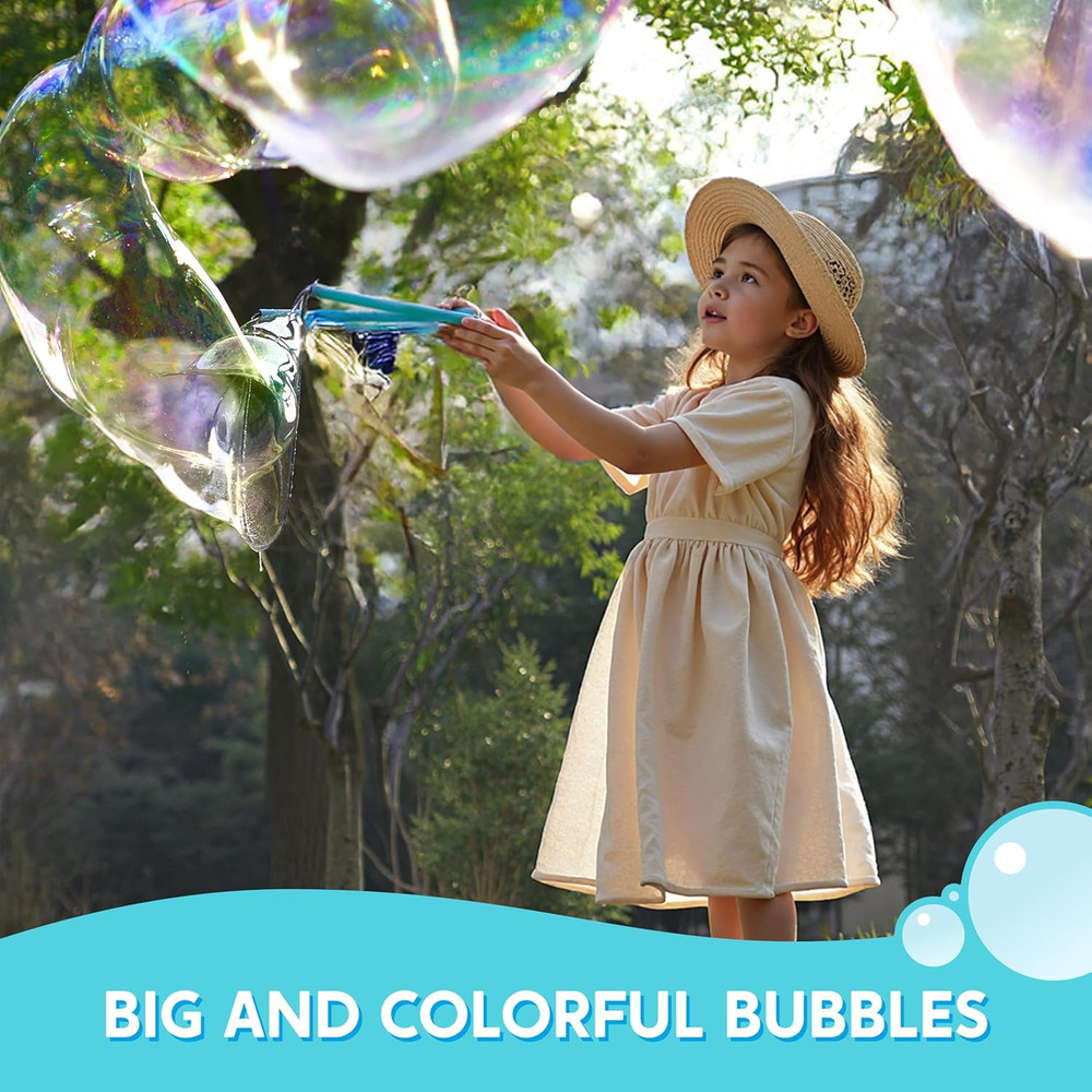 Giant Bubble Solution Concentrate, Makes 7 Gallons Refill for Wands/Machines Fun