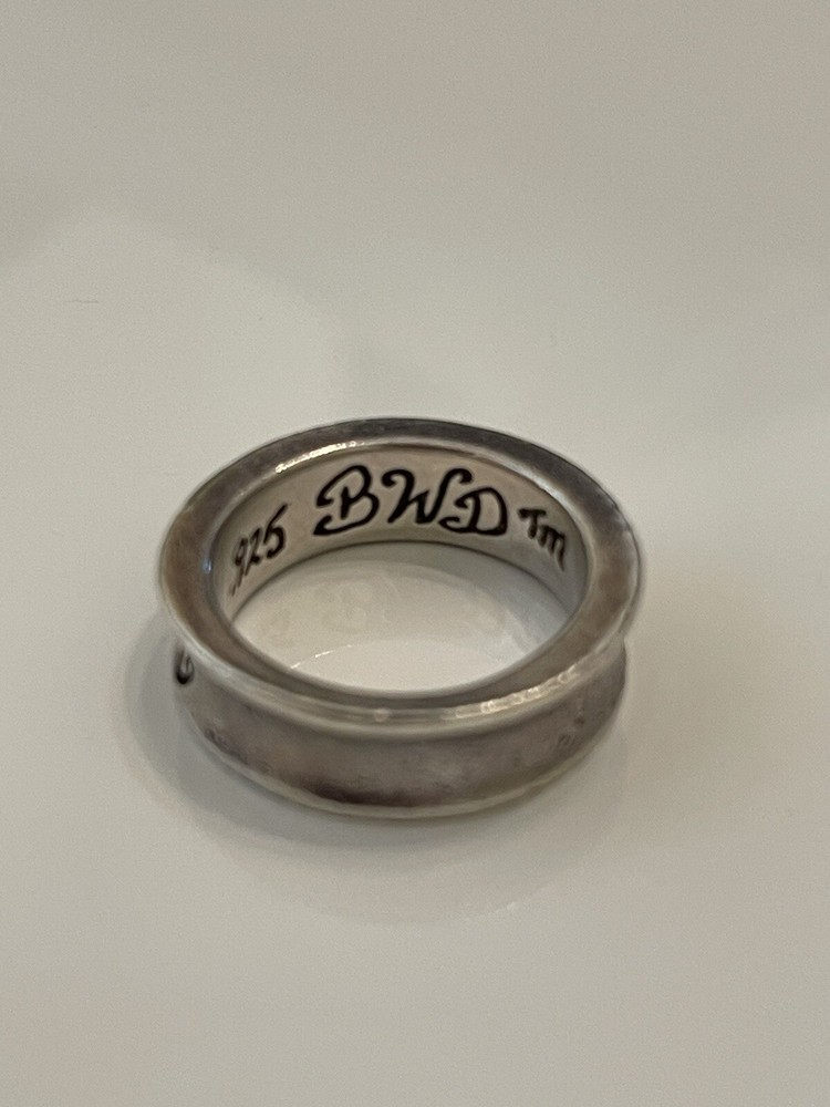 Bill Wall Denim Sterling Silver Ring US Size 8