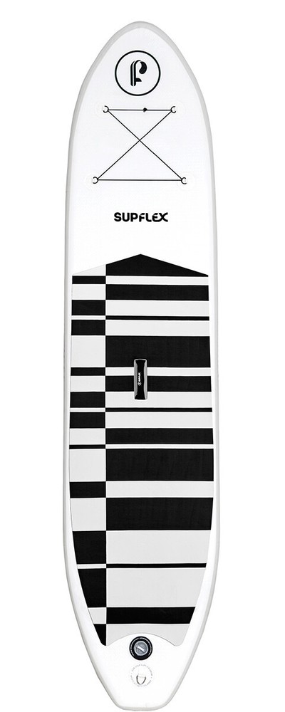 Supflex paddle Board Backpack Paddle leash Pump 11 foot Extra fun model GREY