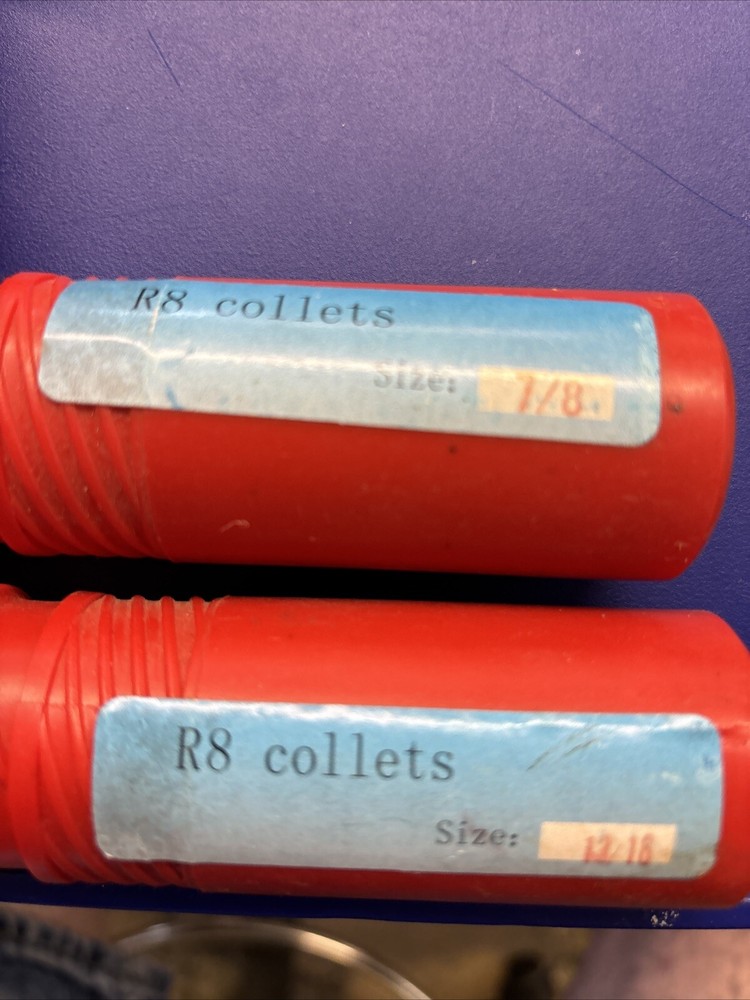Precision Holders Co. 12 Pc Set R-8 Collets Listed 10/11