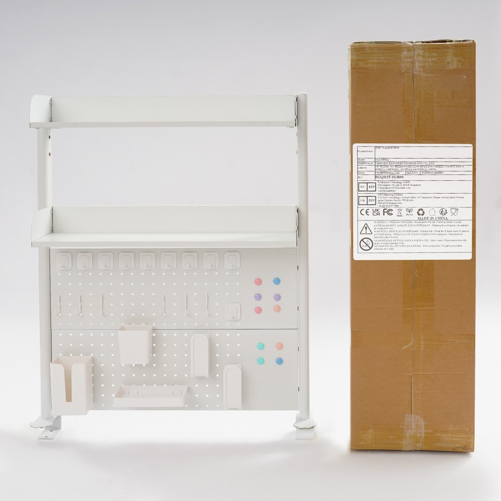 Multipurpose Pegboard Bookshelf Desk Organizer Shelf Clamp On Desk Shelf Durable