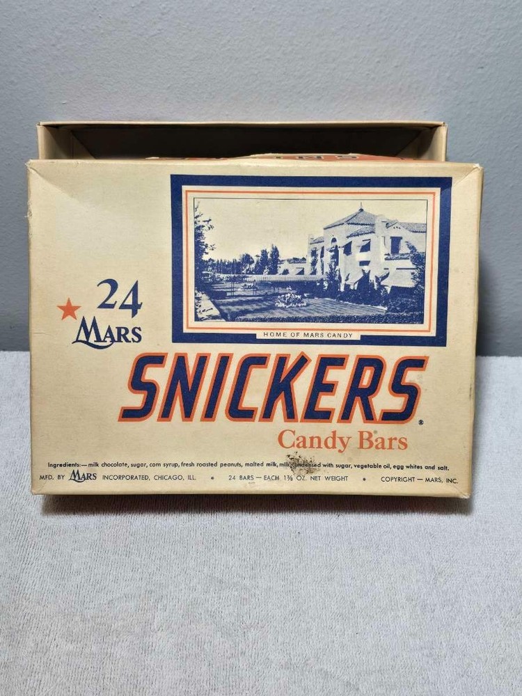 1958 MARS Snickers Candy Boxes