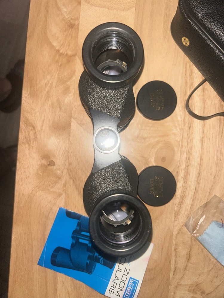 Montgomery Ward Vintage Binoculars With Case