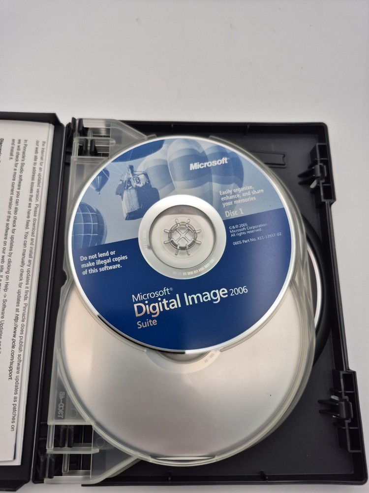 Microsoft Digital Image Suite 2006 For Windows with Pinnacle Studio V.10
