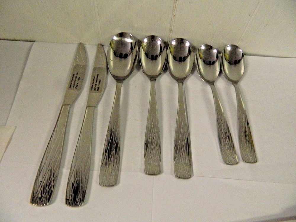 Arcoroc Lakeview  7  pc Flatware Set  18/10 Stainless NEW