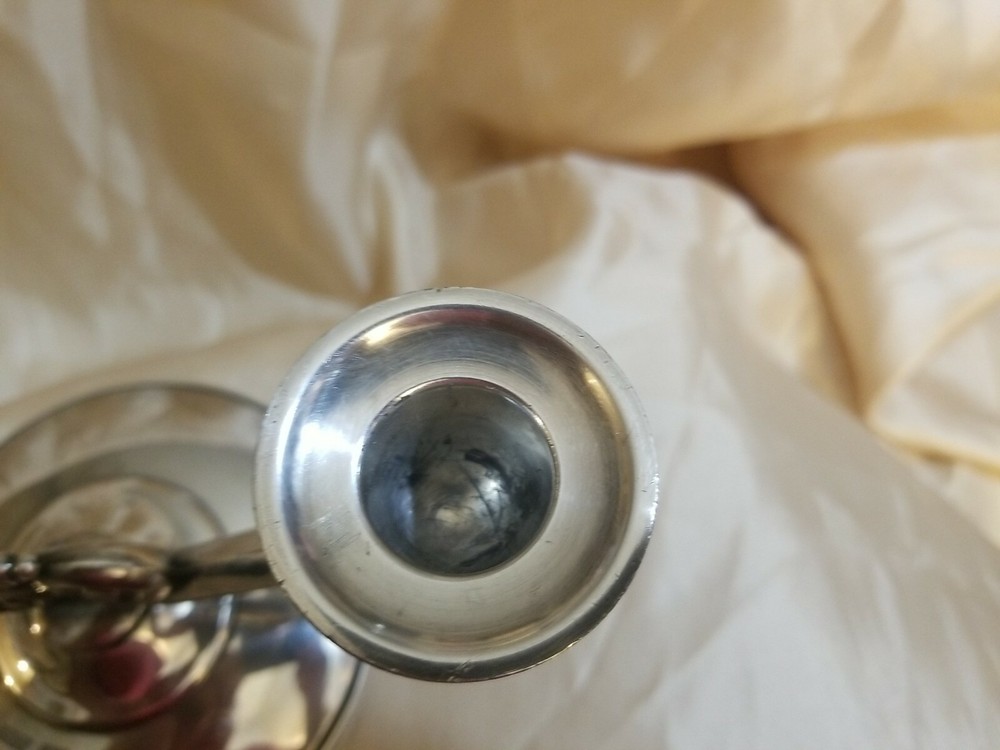 WM A Rogers Vtg Silverplate Double Candlestick Holder