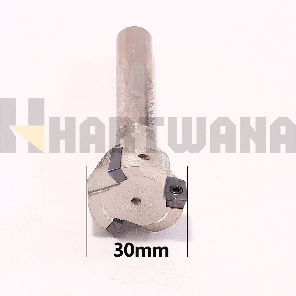 30mm 90 Degree Indexable Face Shell Mill Cutter Holder 12mm Inserts APMT1135